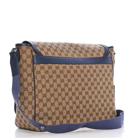 gucci blue diaper bag